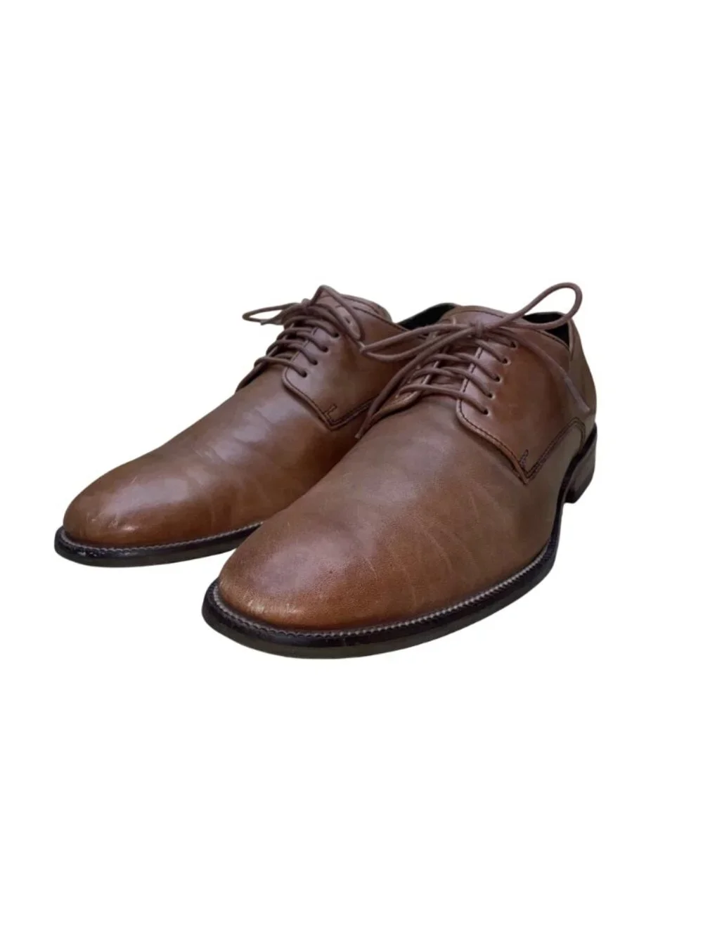 Cole Haan Men’s Brown Leather Plain Toe Williams Oxford Dress Shoes Size 8.5M